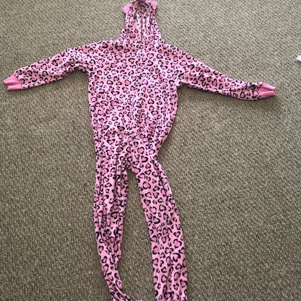 Pink pajama onesie